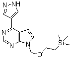 941685-27-4 4-(1H-Pyrazol-4-yl)-7-  ((2-(三甲基甲硅烷基)乙氧基)甲基-7H-吡咯并[2,3-d]嘧啶