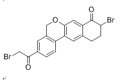 1438383-89-1 9-Bromo-3-(2-Bromo Acetyl)-10  ,11-Dihydro-5H-dibenzo(c,g) Chromen-8(9H)-one