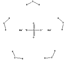 10102-17-7 五水硫代硫酸钠