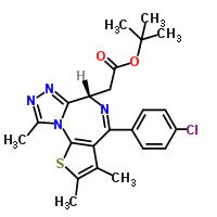 1268524-70-4 (6s)-6-(2-Tert-butoxy-2)  -氧乙基)-4-(4-氯苯基)-2,3,9-三甲基-6,7-二氢噻吩并[3,2-F][1,2,4]三唑并[4,3-A][1,  4]diazepin-10-ium