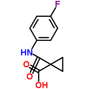 849217-48-7 1-[(4-氟苯基)氨基甲酰基] 环丙烷羧酸