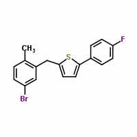 1030825-20-7 2-((5-bromo-2-methylphenyl)methyl)  -5-(4-氟苯基)噻吩