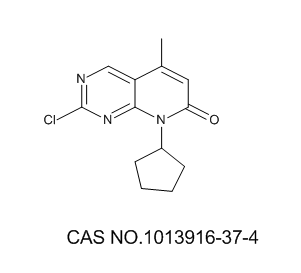 1013916-37-4 2-chloro-8-cyclopentyl-5-methylpyrido[2,  3-d]嘧啶-7(8H)-one