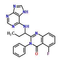 870281-82-6;1146702-54-6 5-Fluoro-3-phenyl-  2-[1-(9H-嘌呤-6-基氨基)丙基]-4(3H)-喹唑啉酮