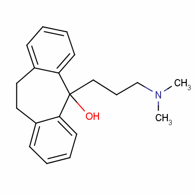 1159-03-1 5-(3-二甲基氨基丙基)-10,  11-二氢二苯并(a,d)环庚烯-5-醇