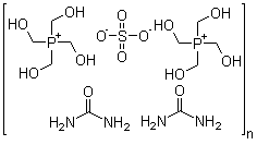 63502-25-0 四（羟甲基）硫酸鏻尿素聚合物