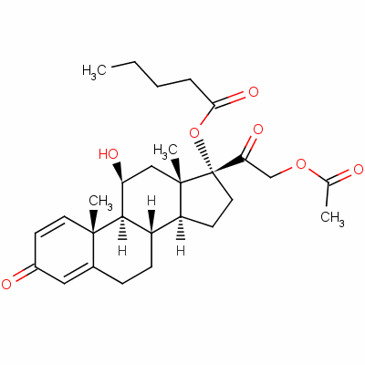 72064-79-0 11β,17,21-trihydroxypregna-1,  4-diene-3,20-dione 21-acetate 17-valerate