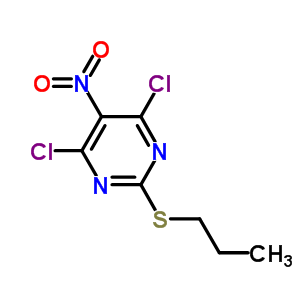 145783-14-8 4,6-dichloro-5-nitro-  2-(丙基硫烷基)嘧啶