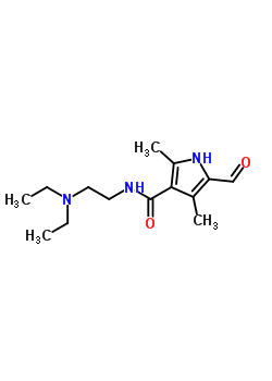 356068-86-5 5-Formyl-2,4-dimethyl-  1H-吡咯-3-羧酸(2-二乙氨基-乙基)-酰胺