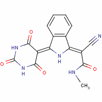 76199-85-4 2-cyano-2-[2,3  -dihydro-3-(四氢-2,4,6-trioxo-5(2H)-pyrimidinylidene)-1H-isoindol-1-ylidene]-N-甲基乙酰胺