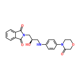 446292-07-5 2-[(2R)-2-羟基 -3-{[4-(3-oxomorpholin-4-yl)phenyl]amino}propyl]-1H-isoindole-1,3(2H)-dione