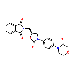 446292-08-6 2-({(5S)-2-  oxo-3-[4-(3-oxomorpholin-4-yl)phenyl]-1,3-oxazolidin-5-yl}methyl)-1H-isoindole-1,3(2H)-dione