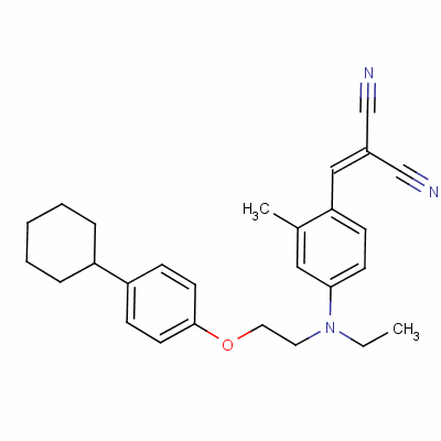 54079-53-7 [[4-[[2-(4  -环己基苯氧基)乙基]乙基氨基]-2-甲基苯基]亚甲基]丙二腈
