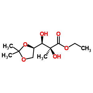 93635-76-8 乙基(2S,3R)-3-[  (4R)-2,2-dimethyl-1,3-dioxolan-4-yl]-2,3-dihydroxy-2-methyl-propanoate